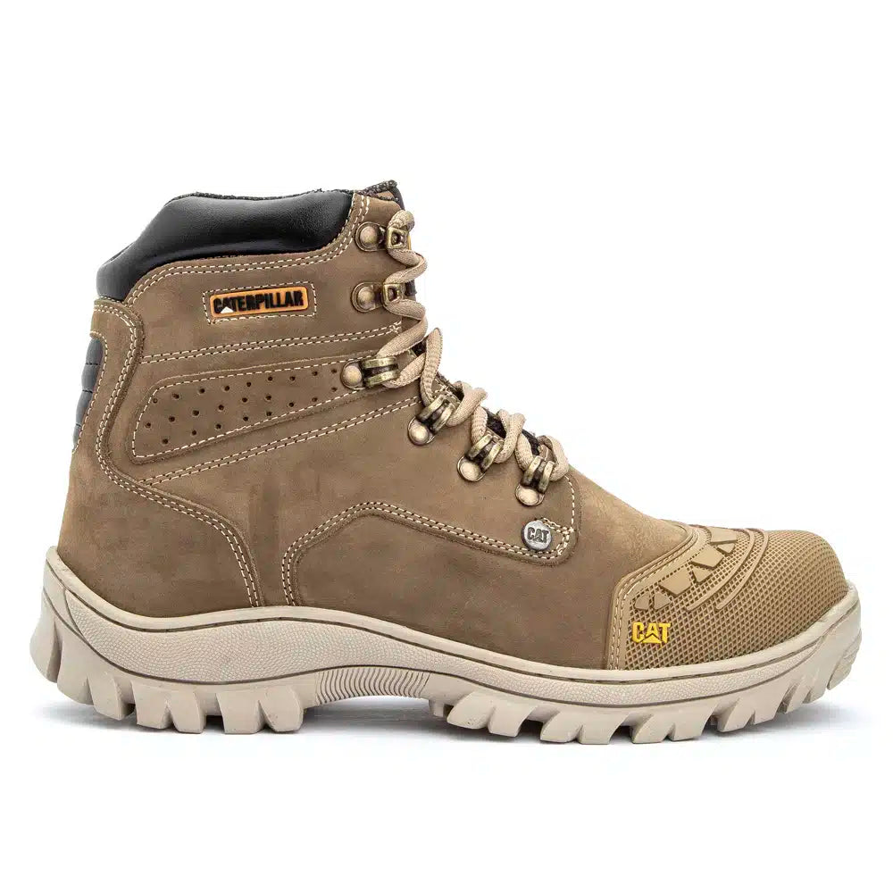 Bota 2190 Creme Nobuck Bico PVC