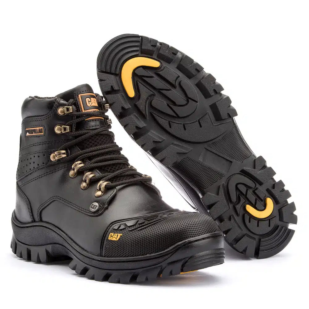 Bota 2190 Preto Látego Bico PVC