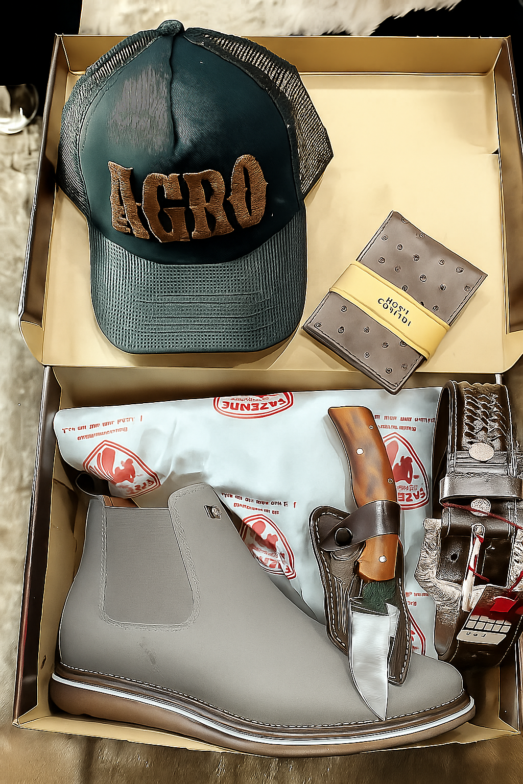 KIT TEXANO OFICIAL ESTILO RESPEITO E ATITUDE